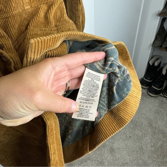 Free People Lady Lane Penny Lane Corduroy Vintage Inspired Faux Fur Jacket XS - Picture 7 of 10